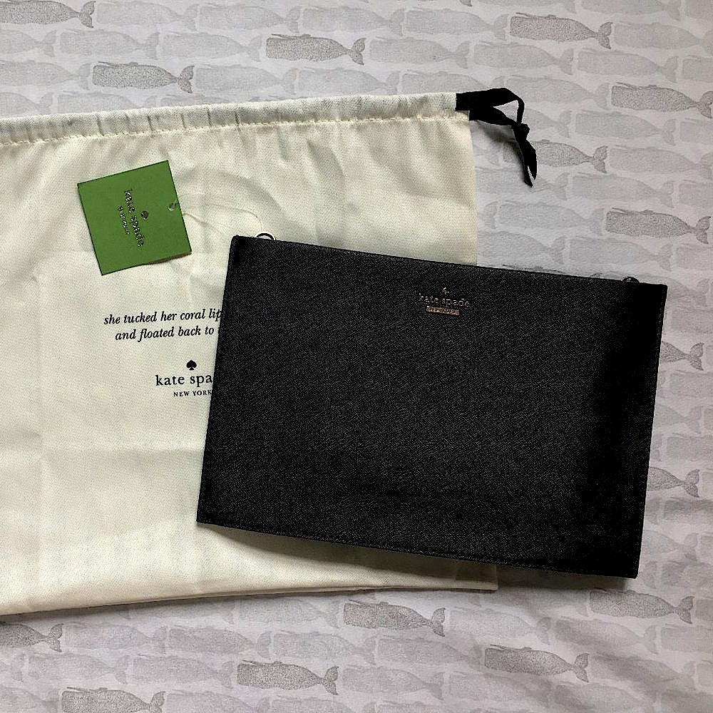 NWT Kate Spade Black Leather Crossbody Purse - Picture 5 of 12